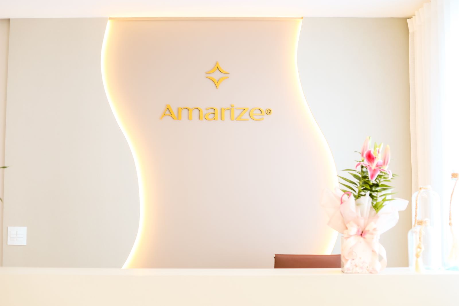 Recepção da clínica Amarize